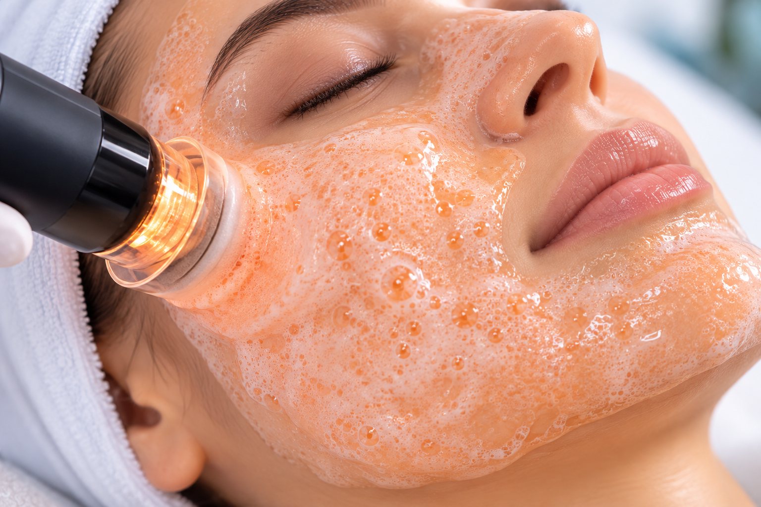 Premium Glo2 Facial with dermaplaning and RF at Britt D Aesthetics in Mooresville NC